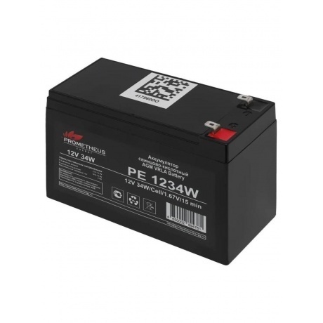 Батарея для ИБП Prometheus Energy PE 1234 W 12В 9Ач
Батарея для ИБП Prometheus Energy PE 1234 W 12В 9Ач