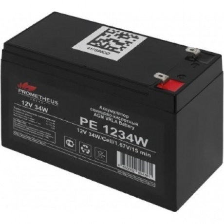 Батарея для ИБП Prometheus Energy PE 1234 W 12В 9Ач
Батарея для ИБП Prometheus Energy PE 1234 W 12В 9Ач