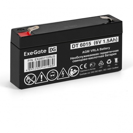 Батарея для ИБП Exegate DT 6015 (EX285770RUS)
Батарея для ИБП Exegate DT 6015 (EX285770RUS)