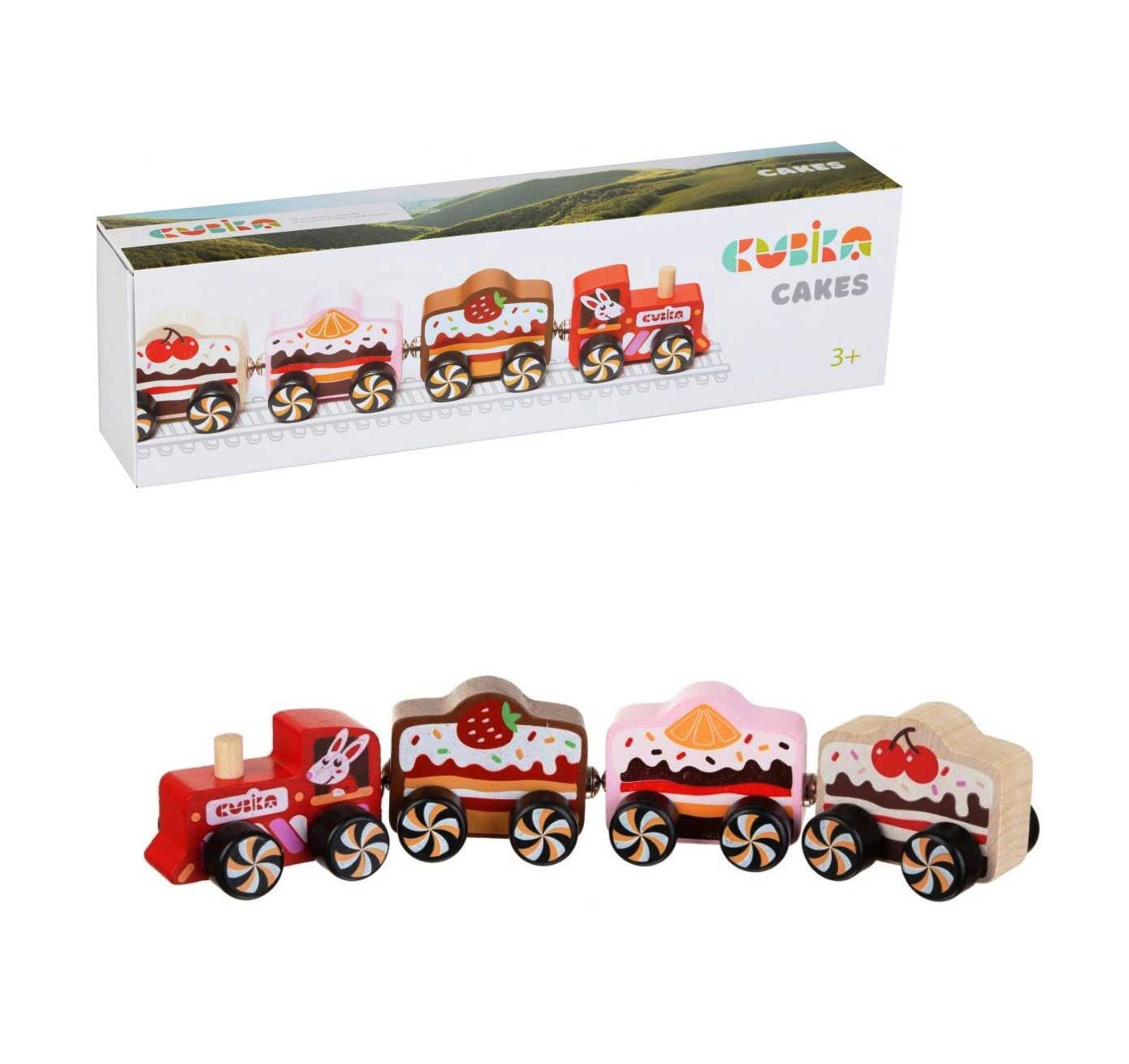 Игрушка деревянная Поезд "Сладости" CUBIKA.15382
Игрушка деревянная Поезд "Сладости" CUBIKA.15382