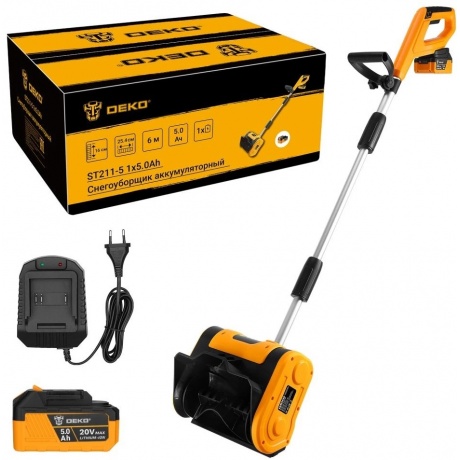 Снегоуборщик электрический Deko ST211-5
Снегоуборщик электрический Deko ST211-5