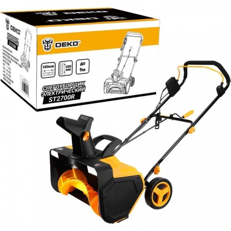Снегоуборщик электрический Deko ST2700R 2.7кВт
Снегоуборщик электрический Deko ST2700R 2.7кВт