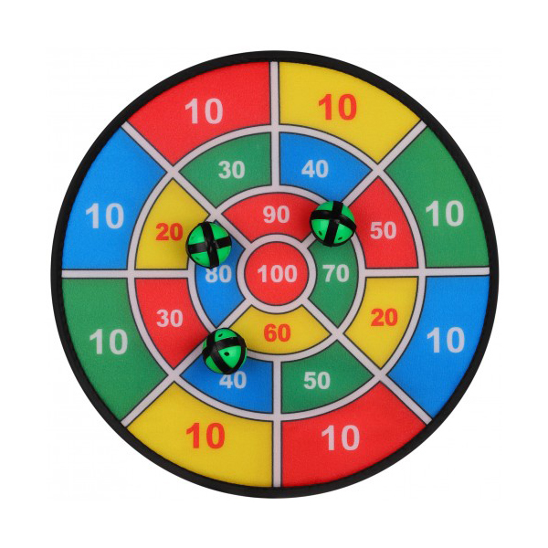 Дартс на липучке с мячиками 09216 12" (30 см)
Дартс на липучке с мячиками 09216 12" (30 см)