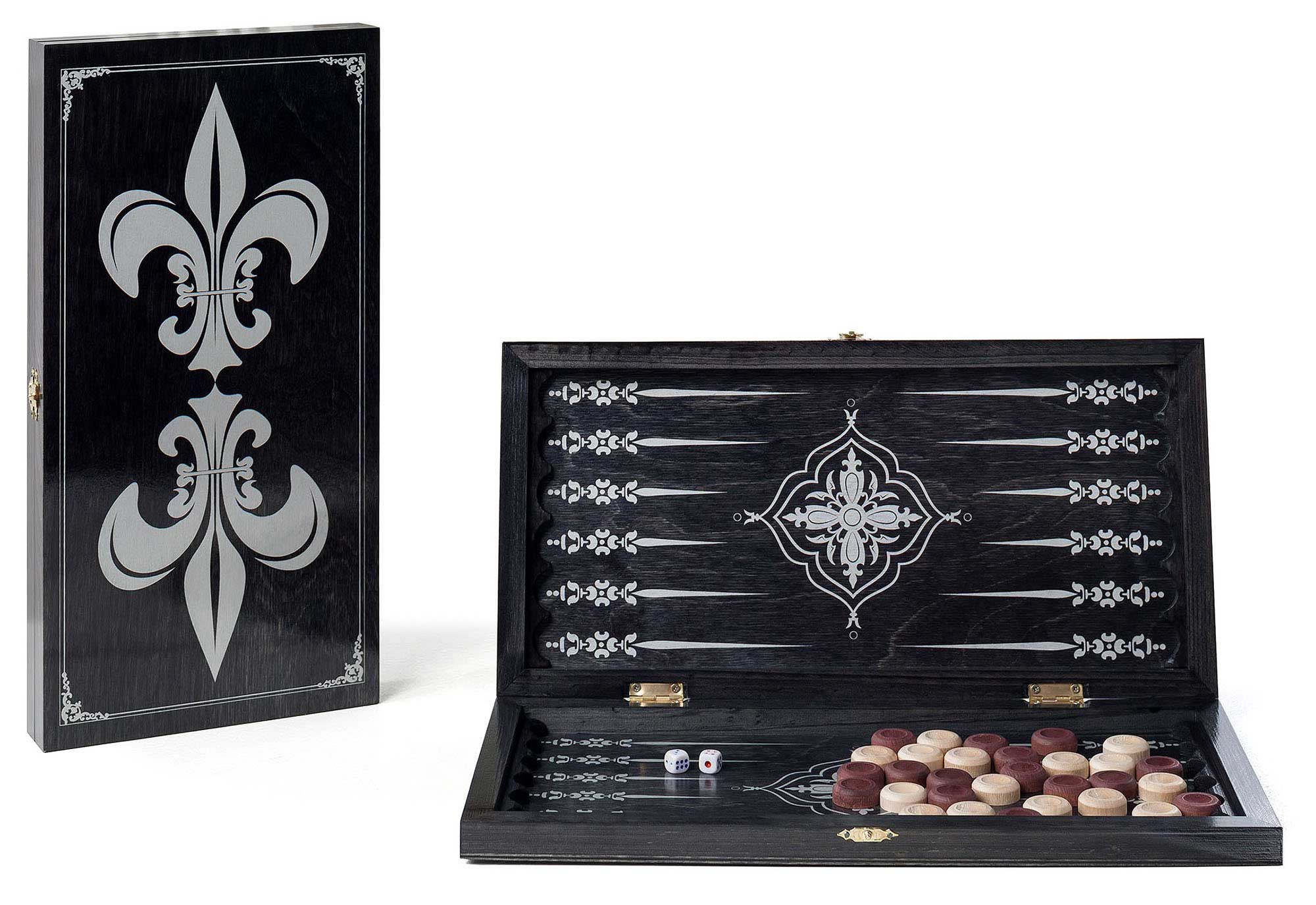 Нарды деревянные малые Лилии 159-17 40*40 см Черный
Нарды деревянные малые Лилии 159-17 40*40 см Черный