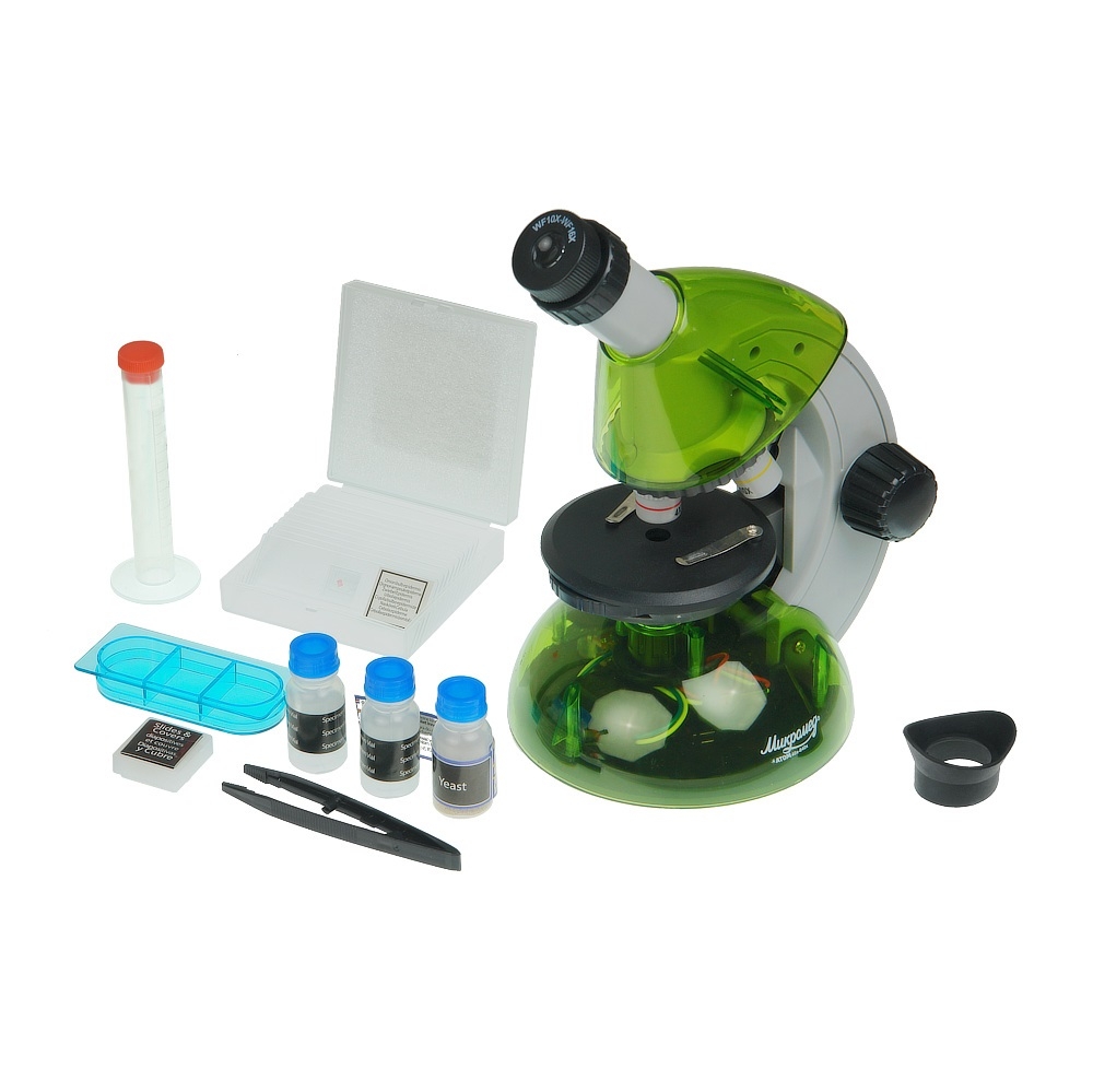 Микроскоп Микромед «Атом» 40–640x, лайм
Микроскоп Микромед «Атом» 40–640x, лайм