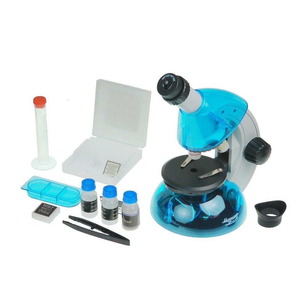 Микроскоп Микромед «Атом» 40–640x, лазурь
Микроскоп Микромед «Атом» 40–640x, лазурь