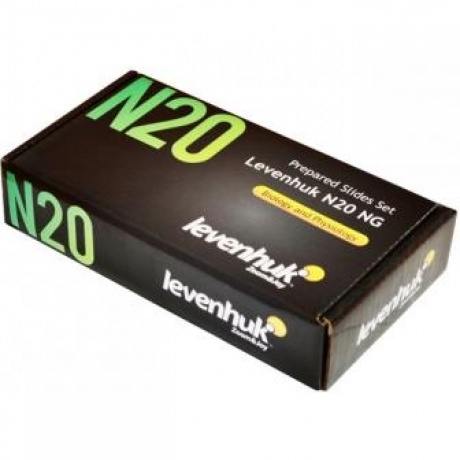 Набор микропрепаратов Levenhuk N20 NG
Набор микропрепаратов Levenhuk N20 NG