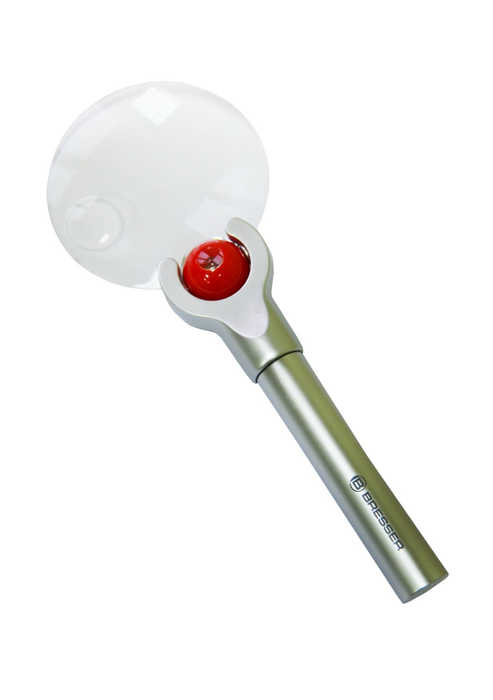 Лупа Bresser 2,5x/4x, 88 мм, LED, металл
Лупа Bresser 2,5x/4x, 88 мм, LED, металл