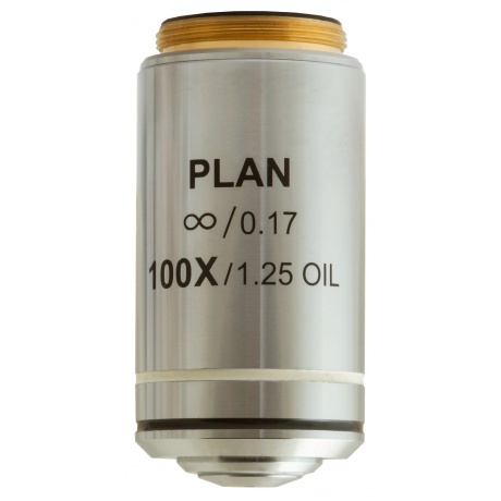 Объектив планахроматический Levenhuk MED 100x/беск
Объектив планахроматический Levenhuk MED 100x/беск