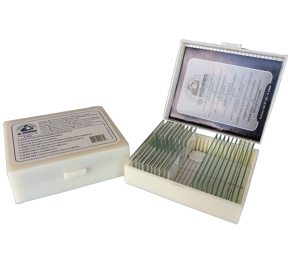 Набор микропрепаратов Konus 10: «Естественные науки»
Набор микропрепаратов Konus 10: «Естественные науки»