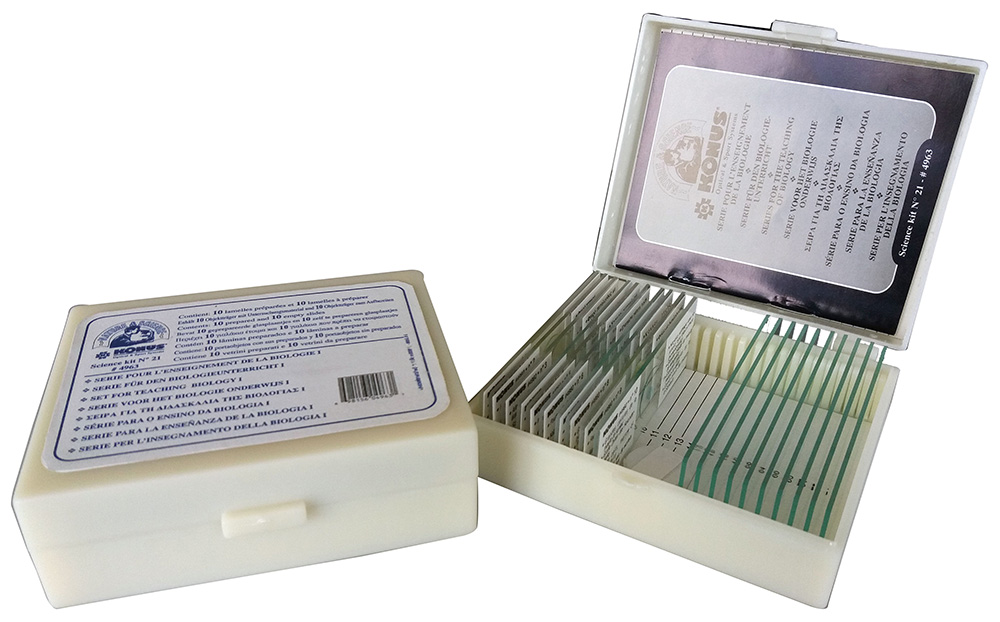 Набор микропрепаратов Konus 10: «Биология» (часть 1)
Набор микропрепаратов Konus 10: «Биология» (часть 1)