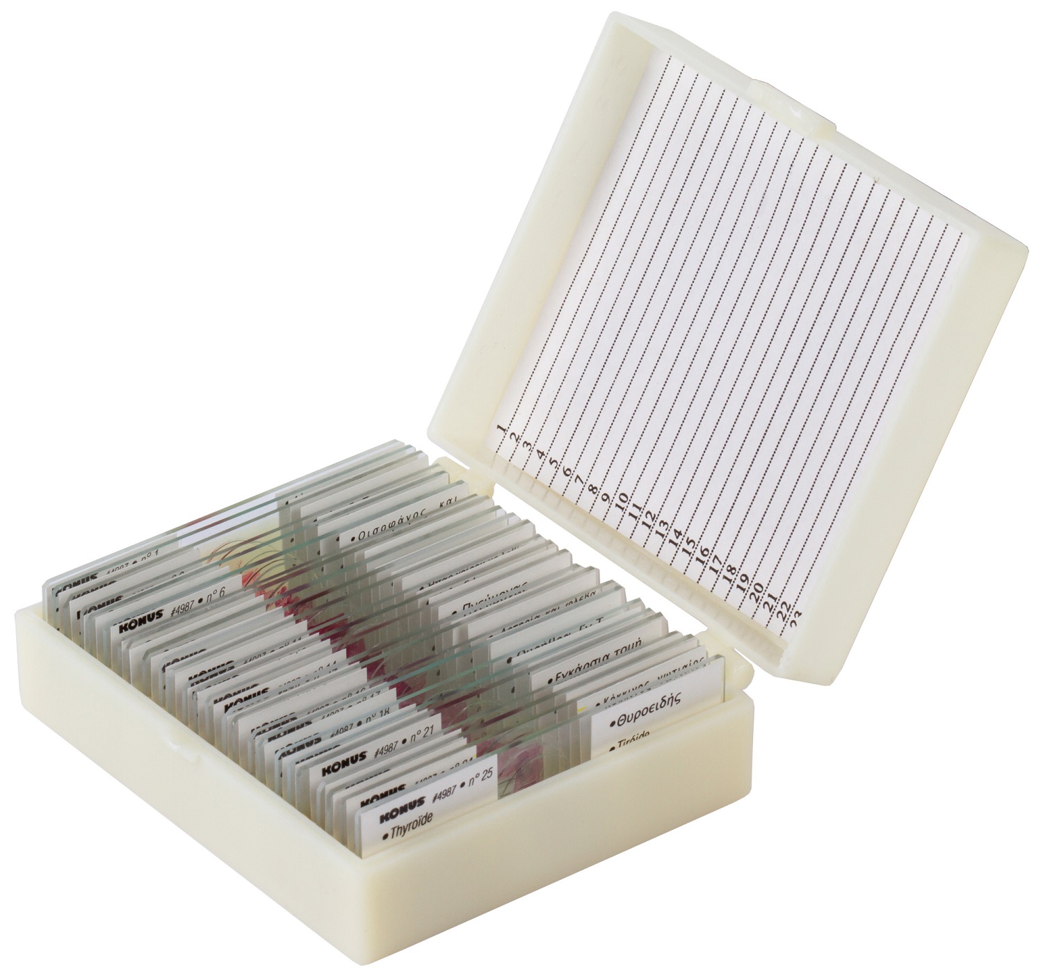 Набор микропрепаратов Konus 25: «Человеческое тело»
Набор микропрепаратов Konus 25: «Человеческое тело»