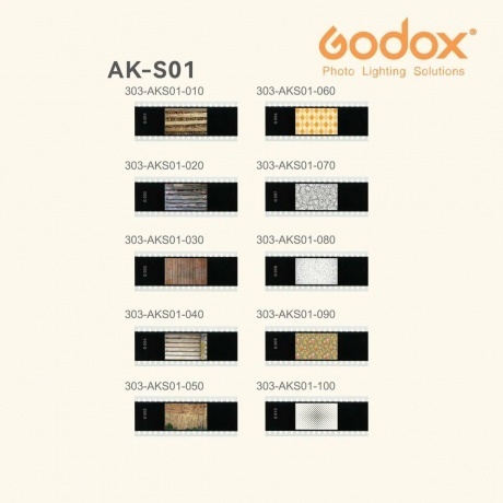 Набор слайдов Godox AK-S01
Набор слайдов Godox AK-S01