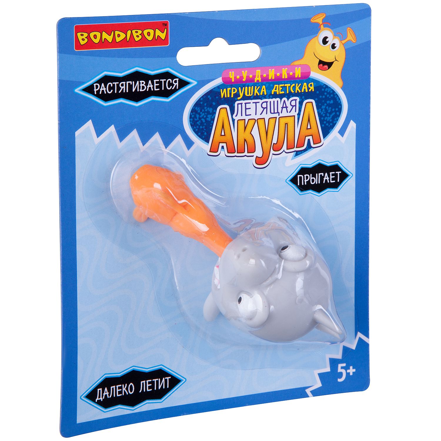 Игрушка Bondibon Чудики Летящая акула Grey ВВ3041
Игрушка Bondibon Чудики Летящая акула Grey ВВ3041