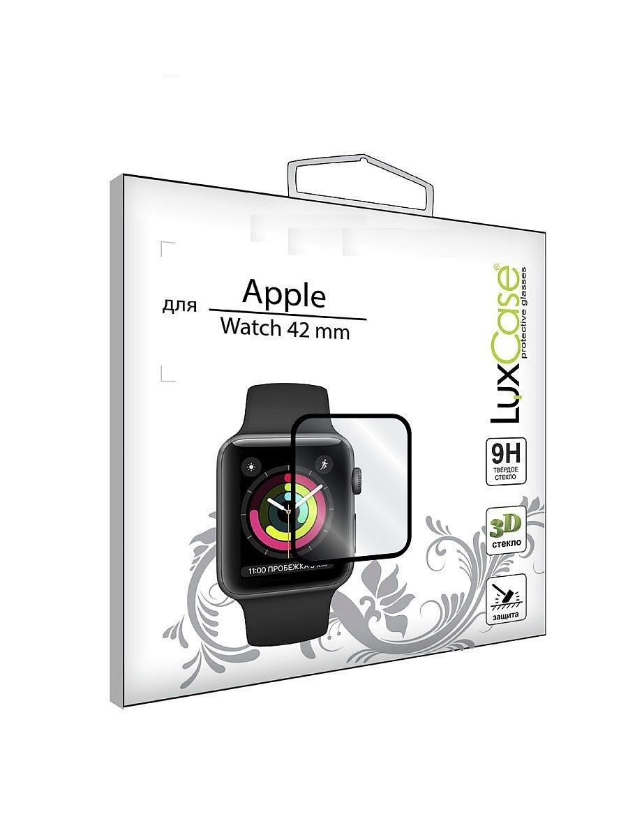 Защитное стекло LuxCase для APPLE Watch 42mm 3D PMMA Black Frame 84127
Защитное стекло LuxCase для APPLE Watch 42mm 3D PMMA Black Frame 84127