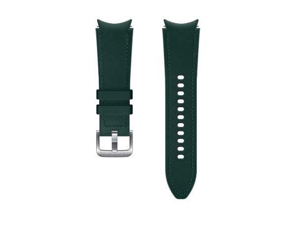 Кожаный ремешок Samsung Hybrid Leather Galaxy Watch4 Сlassic | Watch4, размер S/M, зелёный
Кожаный ремешок Samsung Hybrid Leather Galaxy Watch4 Сlassic | Watch4, размер S/M, зелёный