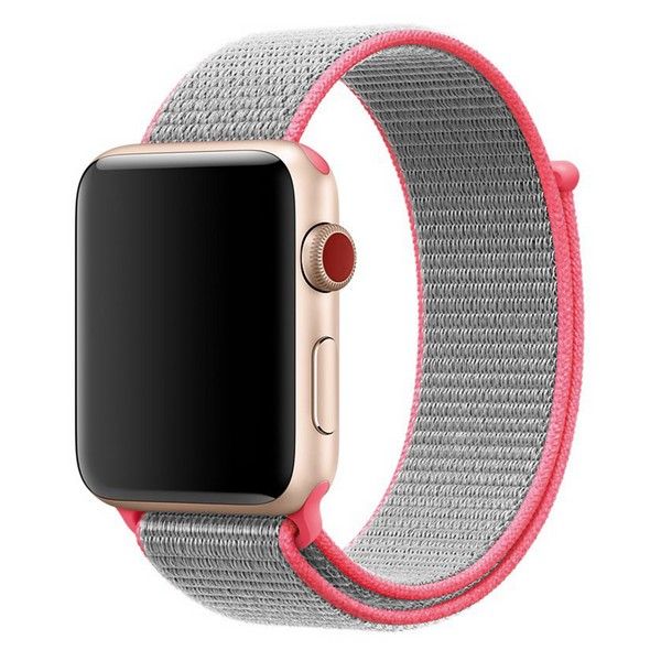 Ремешок Krutoff Nylon для Apple Watch 42/44/45mm (gray/pink) 42
Ремешок Krutoff Nylon для Apple Watch 42/44/45mm (gray/pink) 42