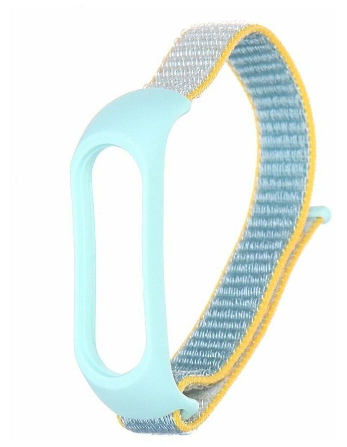 Ремешок Red Line нейлоновый для Xiaomi Mi Band 6, ментоловый с желтой окантовкой, №30
Ремешок Red Line нейлоновый для Xiaomi Mi Band 6, ментоловый с желтой окантовкой, №30