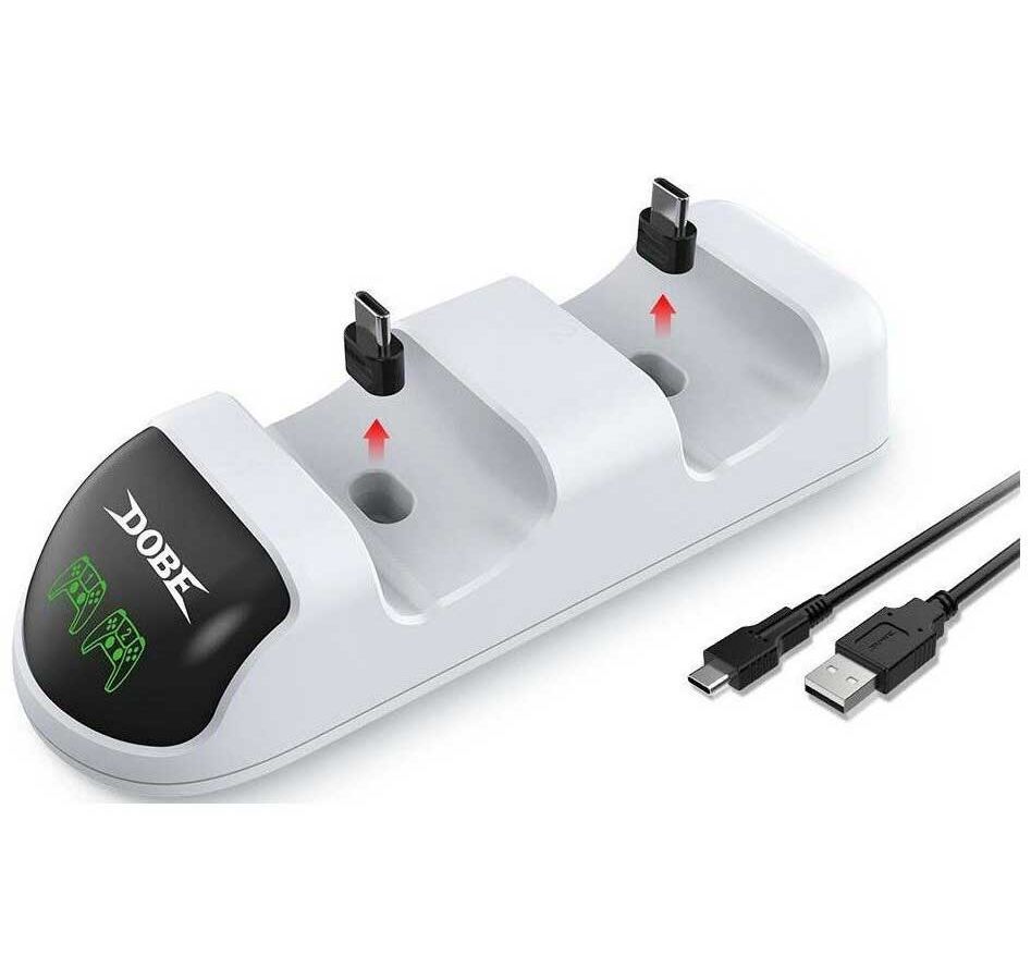 Зарядная станция Dobe для 2-х PS5 Dualsense TP5-0506
Зарядная станция Dobe для 2-х PS5 Dualsense TP5-0506