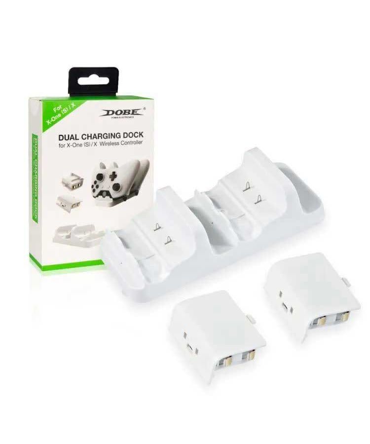 Зарядное устройство Dobe TYX-532S/X Dual Charging Stantion + Battery Pack 600mAh Black для Xbox One S
Зарядное устройство Dobe TYX-532S/X Dual Charging Stantion + Battery Pack 600mAh Black для Xbox One S