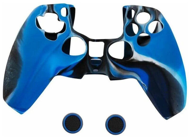 Чехол силиконовый Red Line для геймпада игровой приставки P5, сине-черный (HS-PS5307J)
Чехол силиконовый Red Line для геймпада игровой приставки P5, сине-черный (HS-PS5307J)