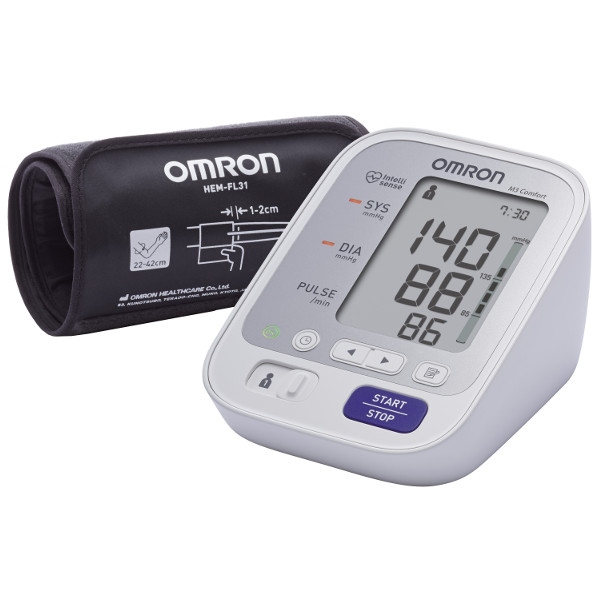 Тонометр Omron M3 Comfort (HEM-7134-ALRU) с адаптером
Тонометр Omron M3 Comfort (HEM-7134-ALRU) с адаптером