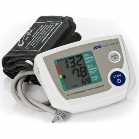 Тонометр автоматический с адаптером AND UA-777 AC-L с большой манжетой
Тонометр автоматический с адаптером AND UA-777 AC-L с большой манжетой