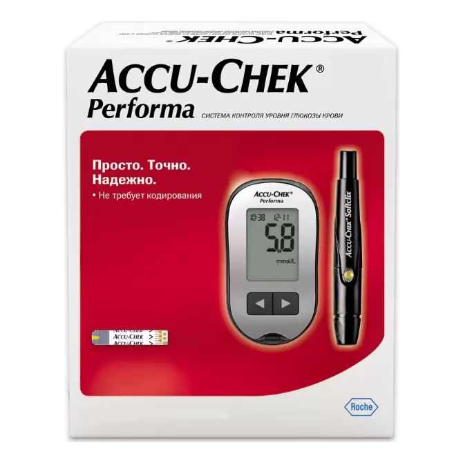 Глюкометр Accu-Chek Performa
Глюкометр Accu-Chek Performa