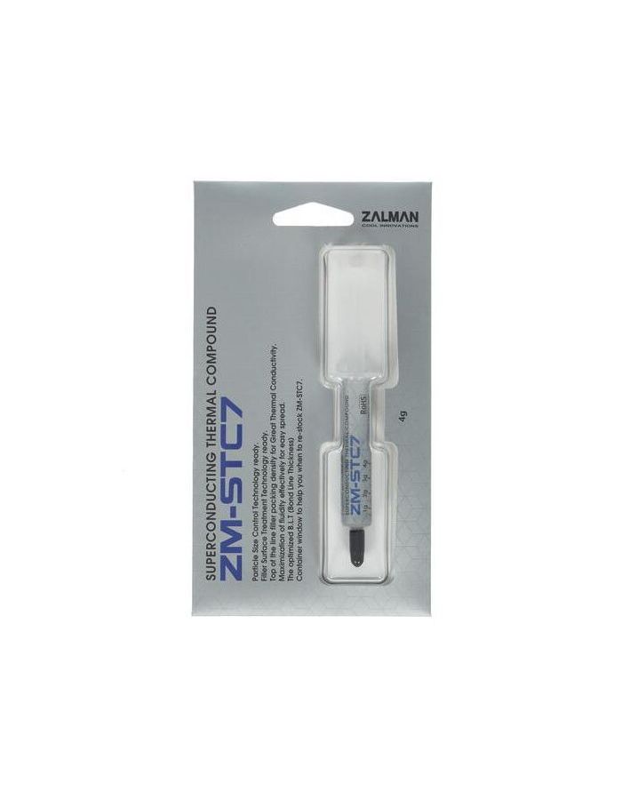 Термопаста Zalman Thermal Grease ZM-STC7 4g
Термопаста Zalman Thermal Grease ZM-STC7 4g
