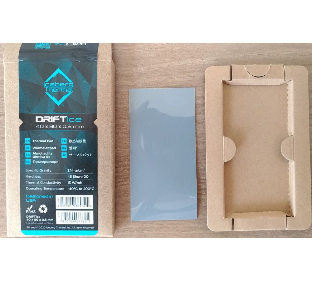 Термопрокладка Iceberg DriftICE 13W (DRIFTICE10-B0A)
Термопрокладка Iceberg DriftICE 13W (DRIFTICE10-B0A)