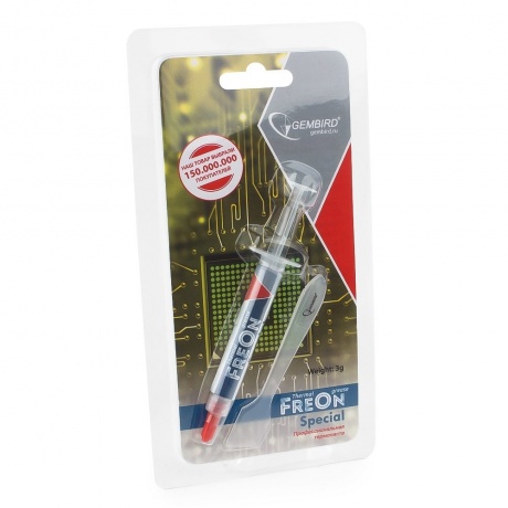 Термопаста Gembird FreOn SPECIAL GF-11-3 3гр шприц
Термопаста Gembird FreOn SPECIAL GF-11-3 3гр шприц