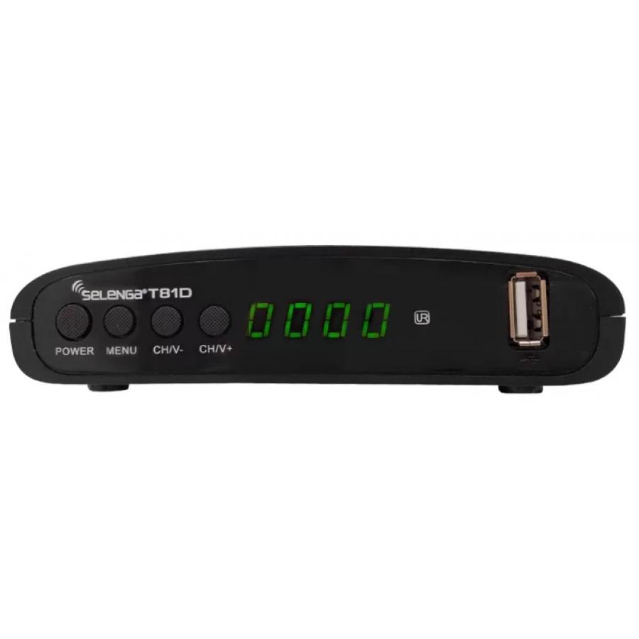 TV-тюнер DVB-T2 Selenga T81D
TV-тюнер DVB-T2 Selenga T81D