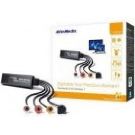 Устройство видеозахвата AVerMedia DVD EZMaker 7 C039
Устройство видеозахвата AVerMedia DVD EZMaker 7 C039