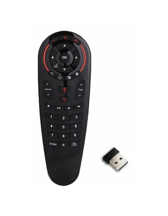 Пульт дистанционного управления Dune с AirMouse и голосовым управлением (для моделей с Bluetooth на Android 9)
Пульт дистанционного управления Dune с AirMouse и голосовым управлением (для моделей с Bluetooth на Android 9)