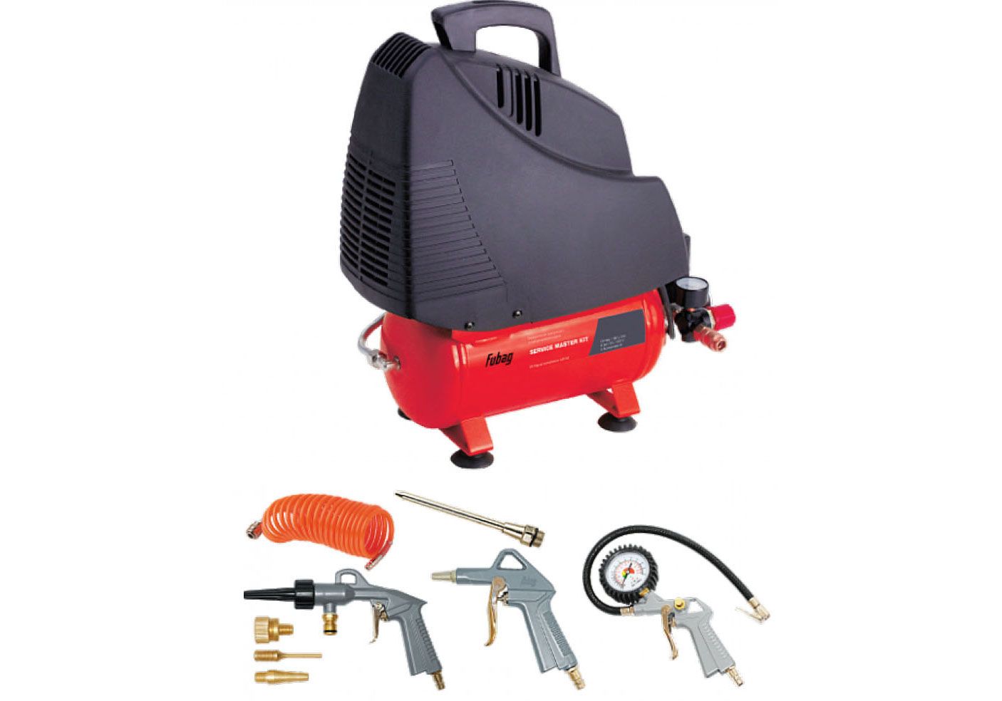 Компрессор Fubag Service Master Kit + 6 предметов 8213790KOA604 / 8213790KOA542
Компрессор Fubag Service Master Kit + 6 предметов 8213790KOA604 / 8213790KOA542
