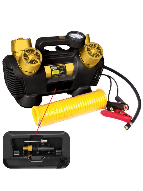 Компрессор автомобильный Golden Snail Ураган GS 9229
Компрессор автомобильный Golden Snail Ураган GS 9229