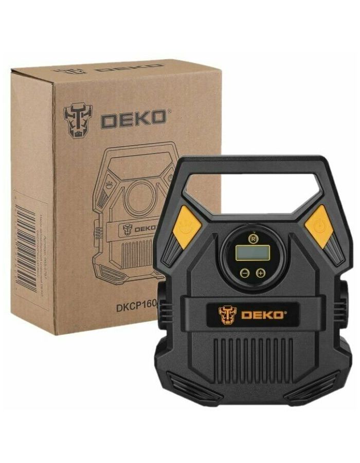Насос автомобильный цифровой DEKO DKCP160Psi-LCD Basic
Насос автомобильный цифровой DEKO DKCP160Psi-LCD Basic