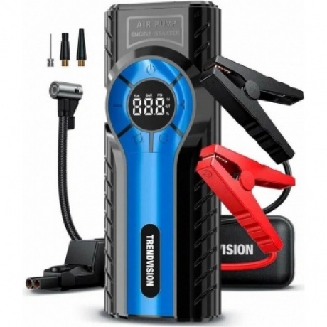 Устройство мультифункциональное TrendVision Start Compressor (пуско-зарядное устройство, беспроводной компрессор, power bank, фонарик)
Устройство мультифункциональное TrendVision Start Compressor (пуско-зарядное устройство, беспроводной компрессор, power bank, фонарик)