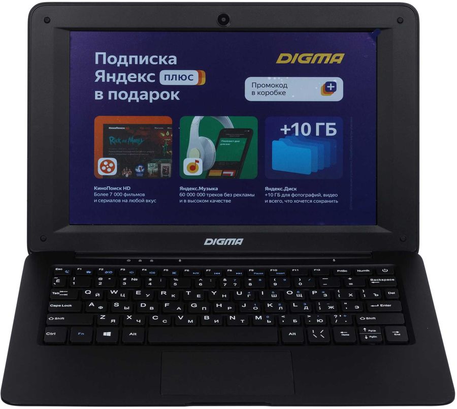 Ноутбук Digma EVE 10 C301 (ES1050EW) Black
Ноутбук Digma EVE 10 C301 (ES1050EW) Black