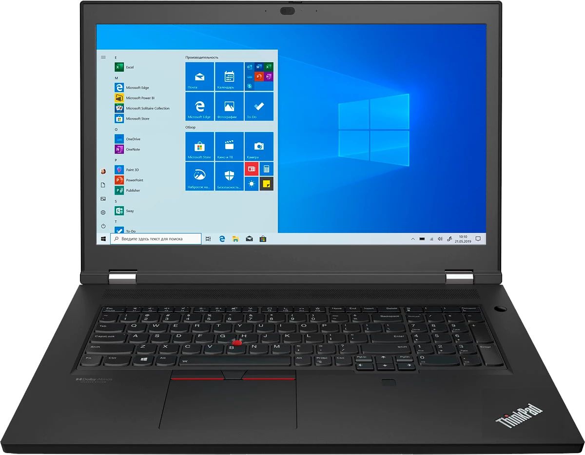 Ноутбук Lenovo ThinkPad P17 (20YU0007RT), Чёрный
Ноутбук Lenovo ThinkPad P17 (20YU0007RT), Чёрный