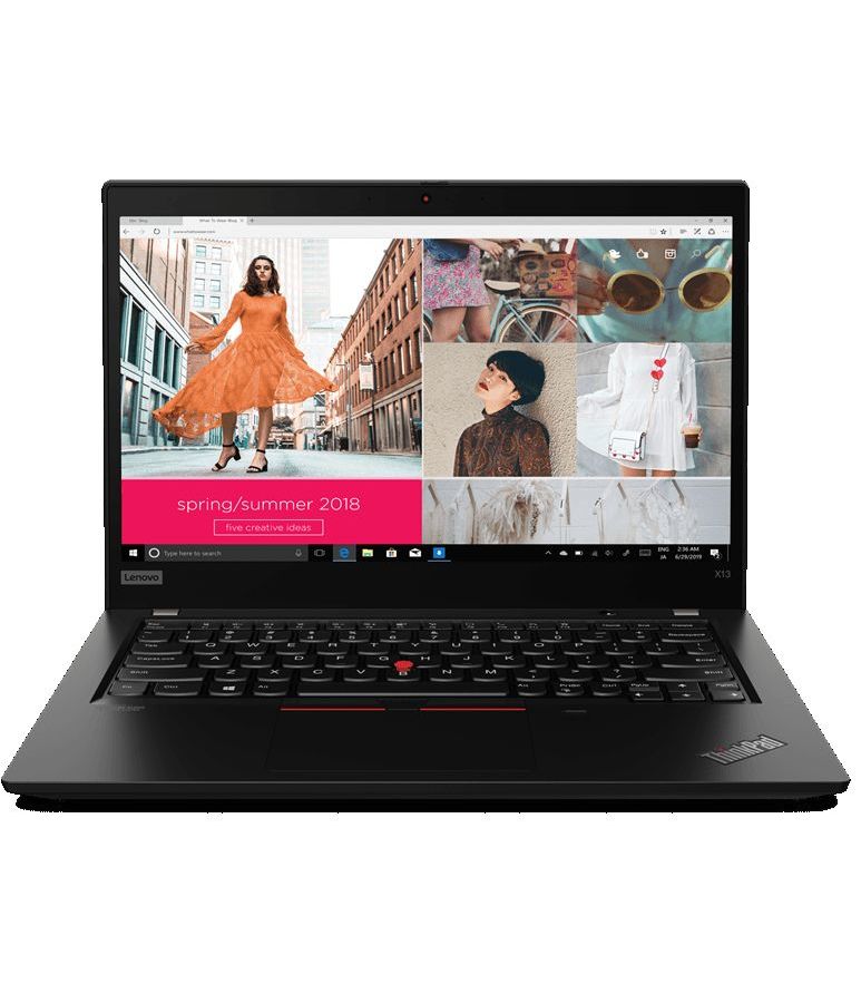 Ноутбук Lenovo ThinkPad X13 (20T3A07SCD), Чёрный
Ноутбук Lenovo ThinkPad X13 (20T3A07SCD), Чёрный