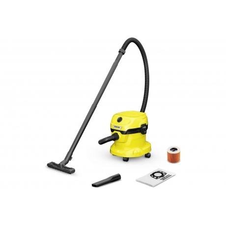 Пылесос строительный Karcher WD 2 Plus V-12/6/18/C 1000Вт (уборка: сухая/влажная) желтый
Пылесос строительный Karcher WD 2 Plus V-12/6/18/C 1000Вт (уборка: сухая/влажная) желтый