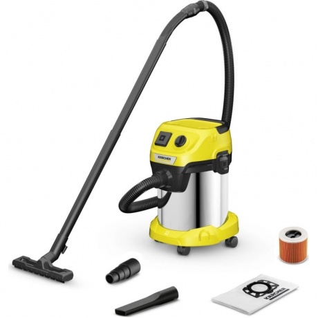 Пылесос строительный Karcher WD 3 P S V-17/4/20 1000Вт (уборка: сухая/сбор воды) желтый
Пылесос строительный Karcher WD 3 P S V-17/4/20 1000Вт (уборка: сухая/сбор воды) желтый