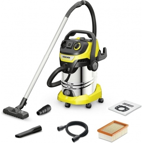 Строительный пылесос Karcher WD 6 P S V-30/6/22/T 1300Вт (уборка: сухая/сбор воды) желтый
Строительный пылесос Karcher WD 6 P S V-30/6/22/T 1300Вт (уборка: сухая/сбор воды) желтый
