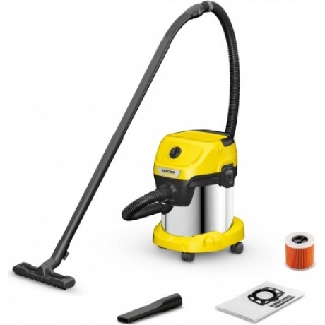 Строительный пылесос Karcher WD 3 S V-15/4/20 1000Вт (уборка: сухая/сбор воды) желтый
Строительный пылесос Karcher WD 3 S V-15/4/20 1000Вт (уборка: сухая/сбор воды) желтый