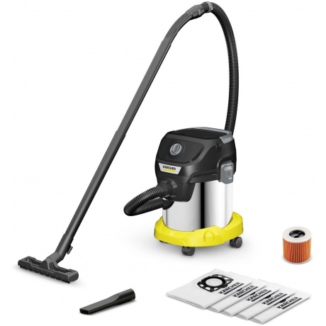 Пылесос строительный Karcher KWD 3 S V-15/4/20 AE *EU 1000Вт (уборка: сухая/сбор воды/выдув) желтый
Пылесос строительный Karcher KWD 3 S V-15/4/20 AE *EU 1000Вт (уборка: сухая/сбор воды/выдув) желтый