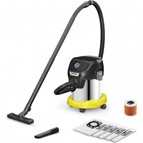 Пылесос строительный Karcher KWD 3 S V-15/4/20 AE *EU 1000Вт (уборка: сухая/сбор воды/выдув) желтый
Пылесос строительный Karcher KWD 3 S V-15/4/20 AE *EU 1000Вт (уборка: сухая/сбор воды/выдув) желтый