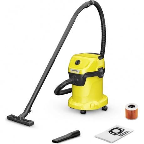 Пылесос строительный Karcher WD 3 V-17/4/20 1000Вт (уборка: сухая/сбор воды/выдув) желтый
Пылесос строительный Karcher WD 3 V-17/4/20 1000Вт (уборка: сухая/сбор воды/выдув) желтый