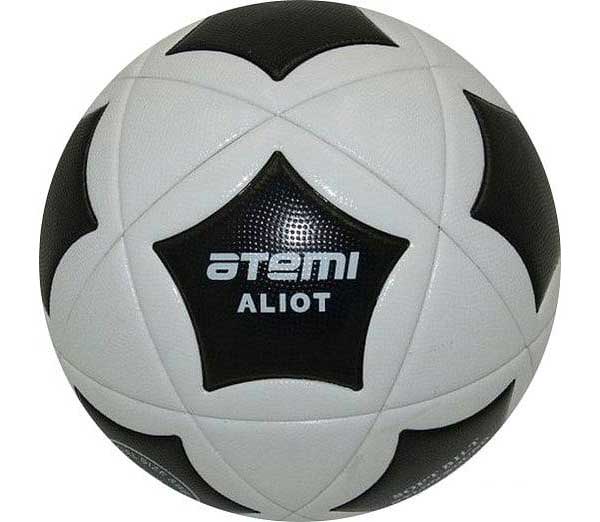 Мяч футбольный Atemi ALIOT PVC бел/чёрн., р.5 , 420 г., ламинированный
Мяч футбольный Atemi ALIOT PVC бел/чёрн., р.5 , 420 г., ламинированный