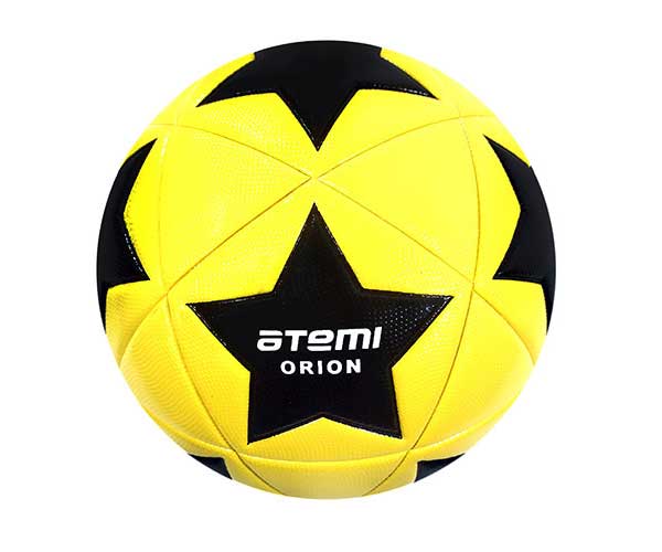 Мяч футбольный Atemi ORION PVC жёл/чёрн/бел., р.5 , 420 г., ламинированный
Мяч футбольный Atemi ORION PVC жёл/чёрн/бел., р.5 , 420 г., ламинированный